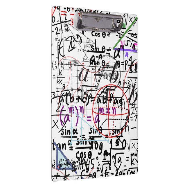 Clipboard maths patterned (Right)