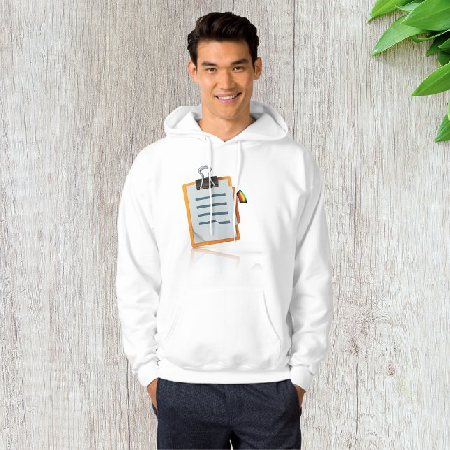 Clipboard Mens Hoodie (Creator Uploaded)