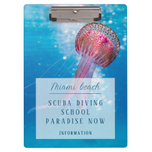 Clipboard scuba diving open water school