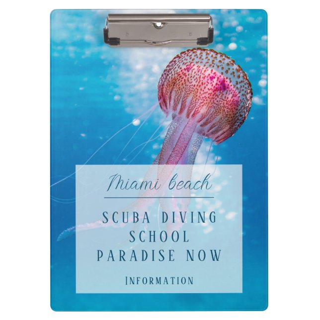 Clipboard scuba diving open water school (Front)