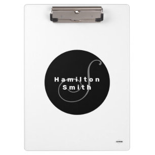 Clipboard with Monogram - HAMbyWG