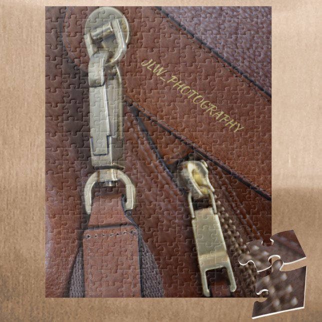 Clipped and Zipped Leather Personalized Jigsaw Puzzle (Creator Uploaded)