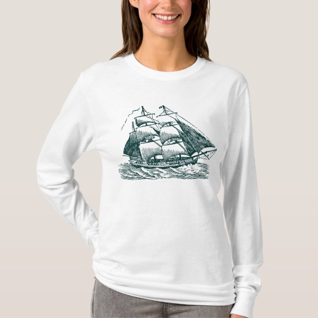 Clipper - Dark Green T-Shirt (Front)