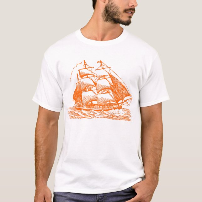 Clipper - Orange T-Shirt (Front)