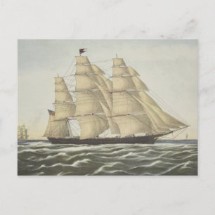 Clipper Ship, Flying Cloud Postcard