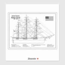 Clipper Ship Flying Cloud - Ship Blueprint BD