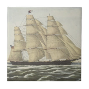 Clipper Ship, Flying Cloud Tile