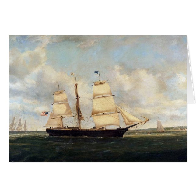 Clipper ship Horatio 19th century (Front Horizontal)