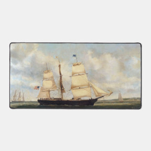 Clipper ship Horatio 19th century Desk Mat