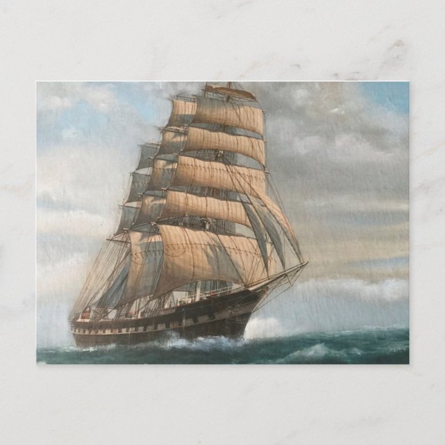 Clipper Ship Postcard (Front)