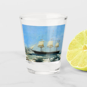 Clipper Ship Red Jacket 1854 Shot Glass