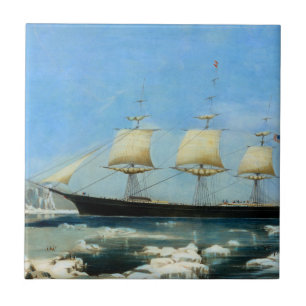 Clipper Ship Red Jacket 1854 Tile
