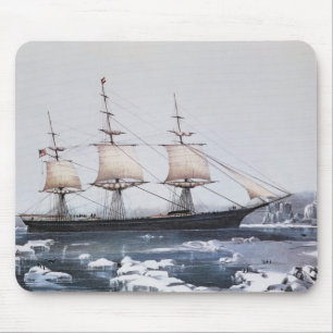 Clipper Ship "Red Jacket" Mouse Pad