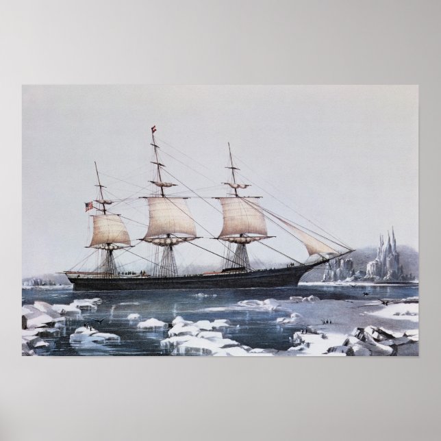 Clipper Ship "Red Jacket" Poster (Front)