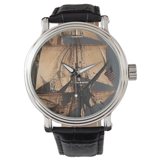 Clipper Ship Rigging Watch (Front)