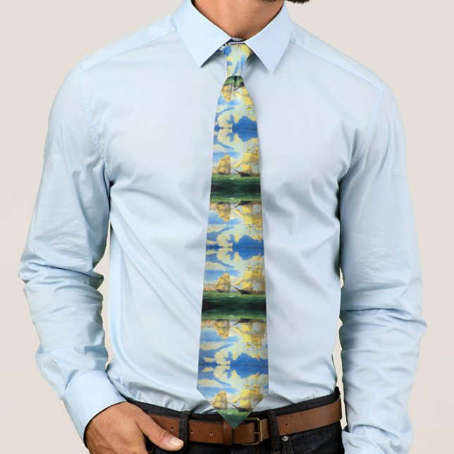 Clipper Ships Fitz Henry Lane 1853 Tie (Creator Uploaded)