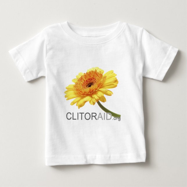 Clitoraid.org Baby T-Shirt (Front)