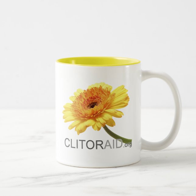 Clitoraid.org Two-Tone Coffee Mug (Right)