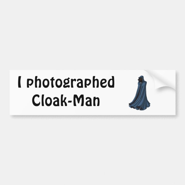 Cloak-Runaways, I photographedCloak-Man Bumper Sticker (Front)