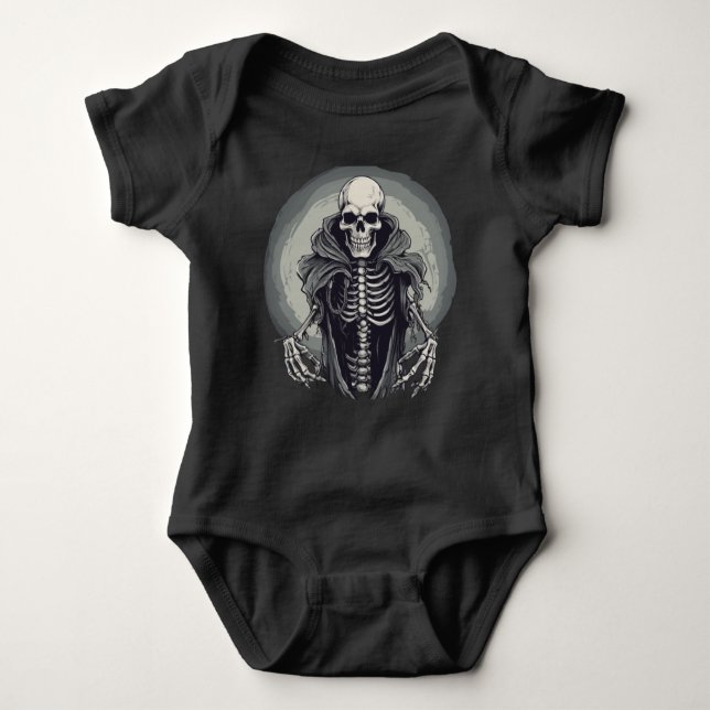 Cloaked Cadaver Baby Bodysuit (Front)