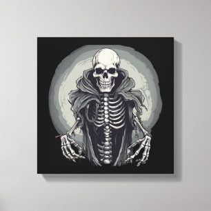 Cloaked Cadaver Canvas Print
