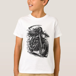 Cloaked Reaper Chopper Rider T-Shirt
