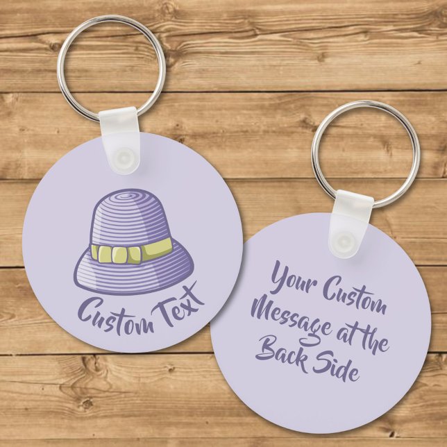 Cloche Hat Lilac Key Ring (Creator Uploaded)