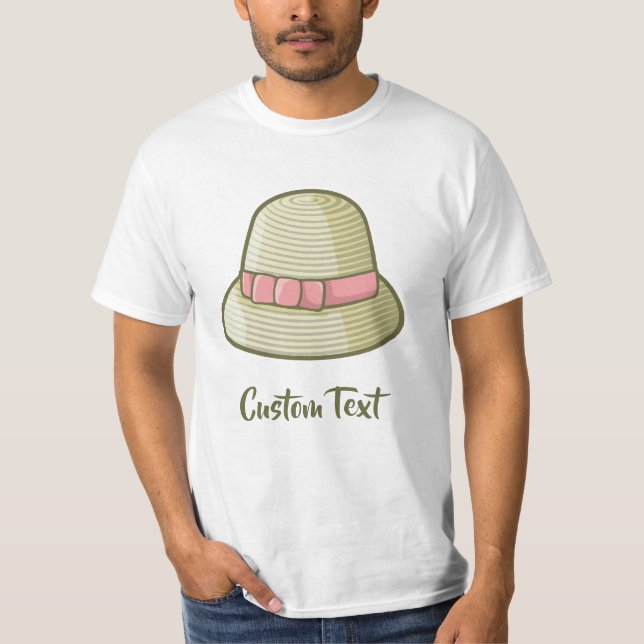 Cloche Hat Yellow T-Shirt (Front)