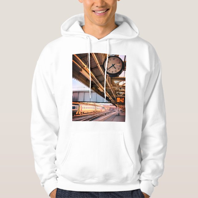 Clock at the station hoodie (Front)