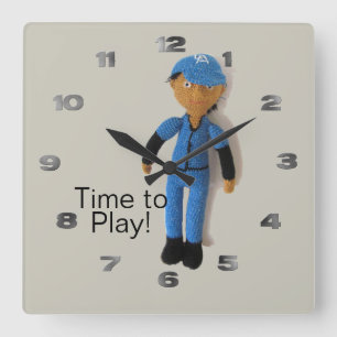 Clock - Baseball Time to Play