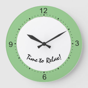 Clock - Black Cat on Cushions TEST3