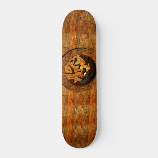 clock board skateboard (Front)