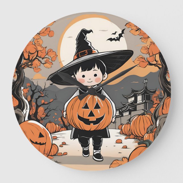 clock boy halloween theme (Front)