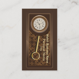 Clock  Business Business Card