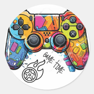 clock  classic round sticker