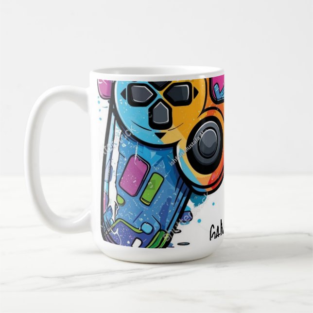 clock  coffee mug (Left)