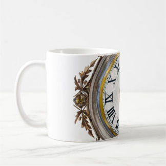 clock coffee mug