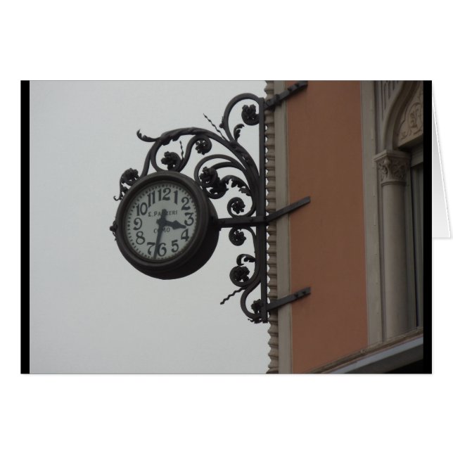Clock, Como, Italy (Front Horizontal)
