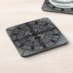 Clock design coasters
