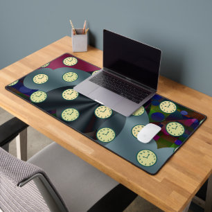 Clock Desk Mat