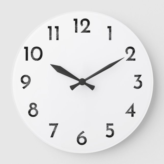 clock dial black numbers (Front)