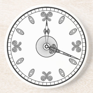 Clock Face Coaster