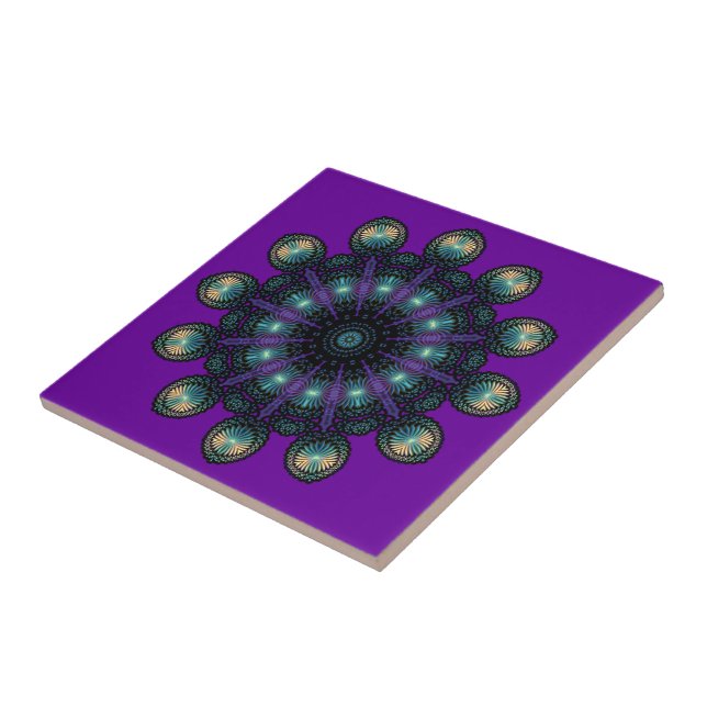Clock Faces - Apophysis Fractal Tile (Side)