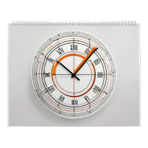 Clock graphic calendar