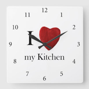 Clock I Love my kitchens