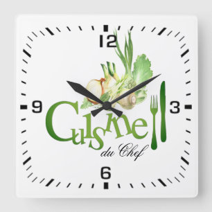 Clock in Acrylic. chef's kitchen