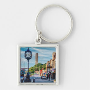 Clock In Downtown Cape Girardeau Key Ring