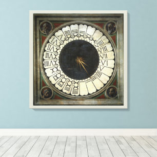 Clock in the Duomo by Paolo Uccello Canvas Print