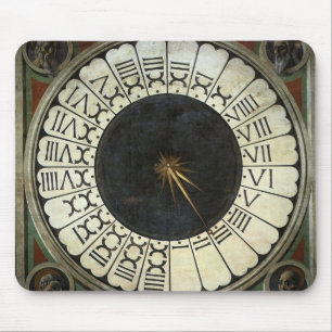 Clock in the Duomo by Paolo Uccello Mouse Pad