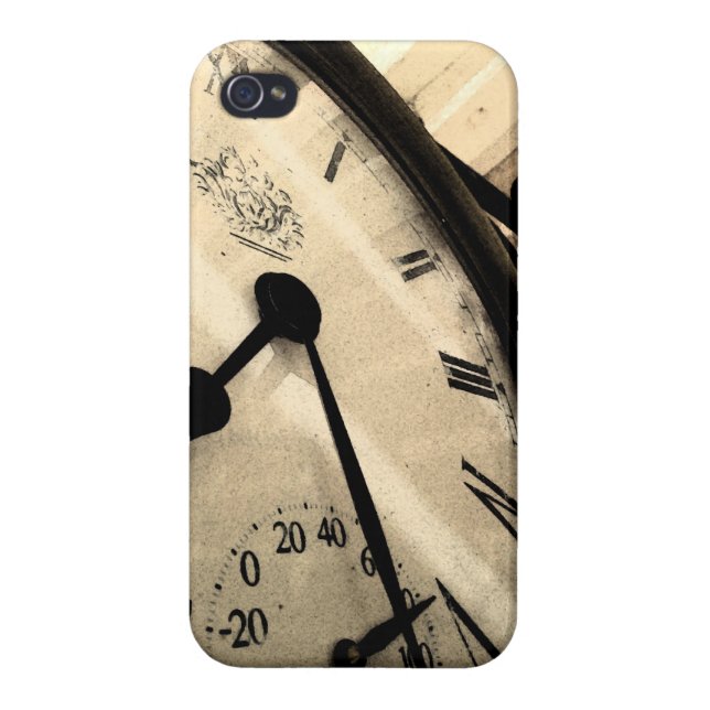 Clock iPhone Case Case For The iPhone 4 (Back)
